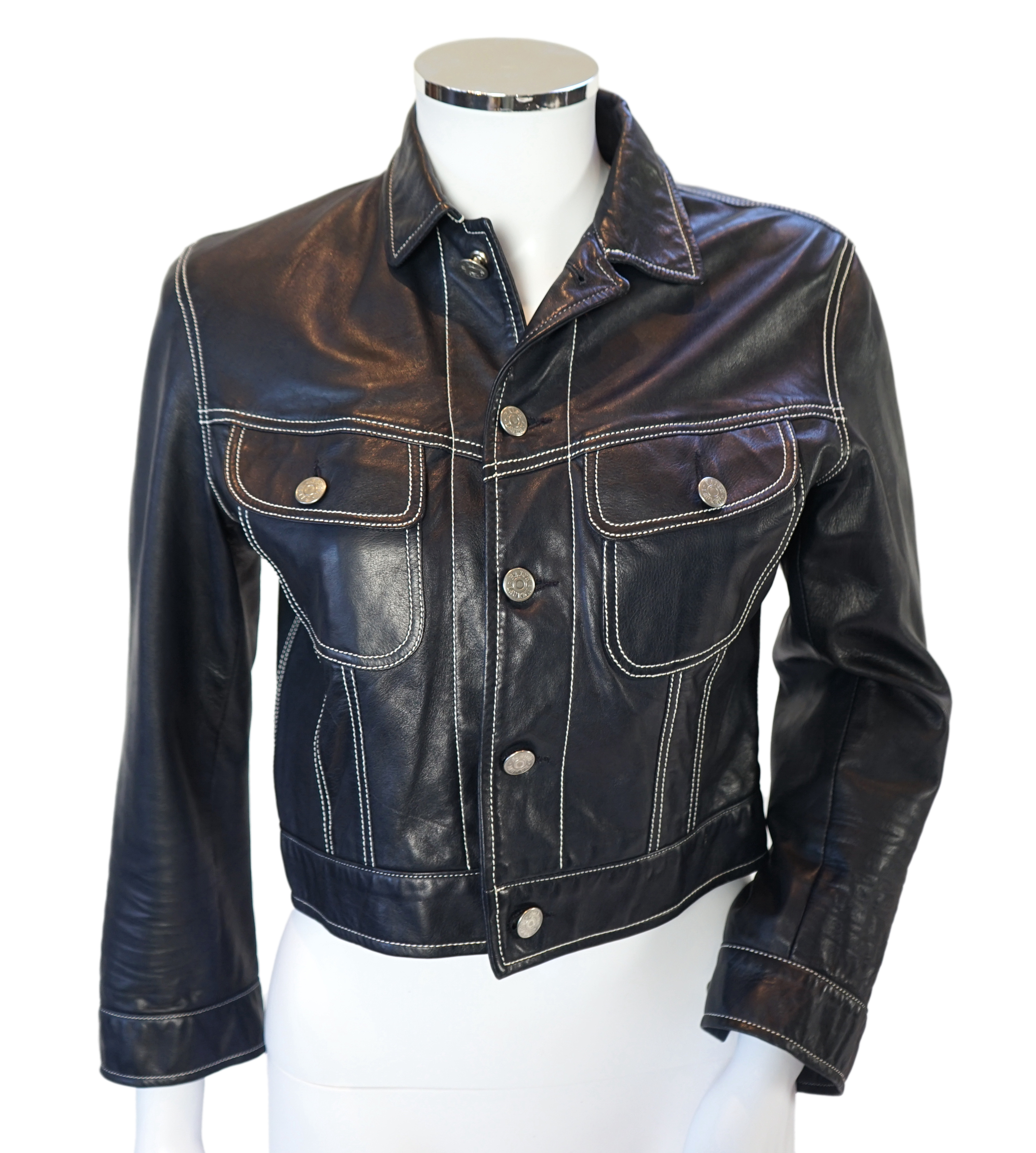 A vintage Ralph Lauren Purple Collection lady's navy jacket US4 UK10